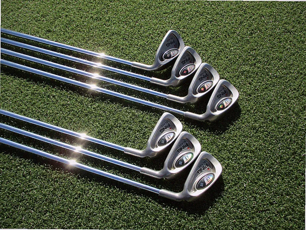 PING i3+ Blade Wrx RedDot Rifle 6.0 Stiff Steel 4-PW Matching #'s RH VERY GOOD!!