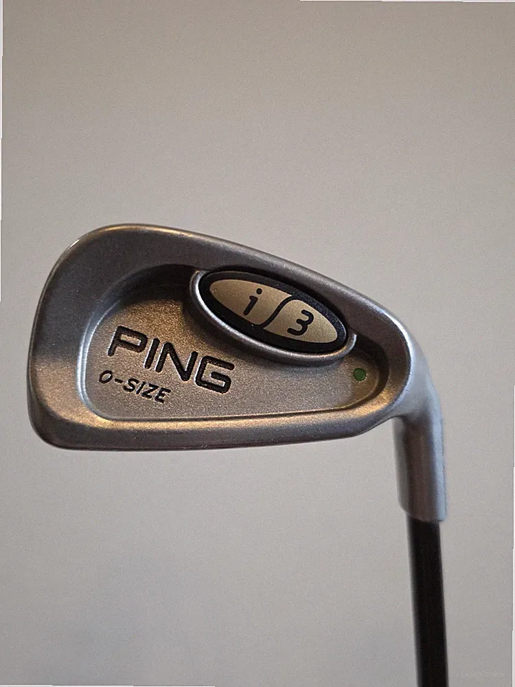PING i3 O-Size Single 5 Iron Golf Club Right Steel Regular Green Dot 38" EUC