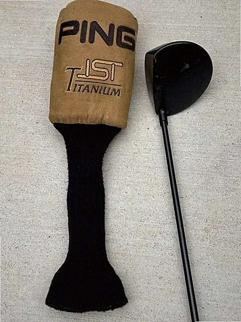 Ping IST Titanium Karsten 8.5°Driver Stiff Graphite 350 Series RH Golf Headcover