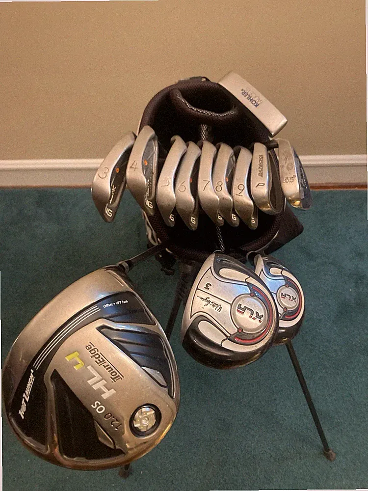 Ping ISTK Mens RH Complete Golf Club Set Graphite Irons Senior Flex Callaway Bag