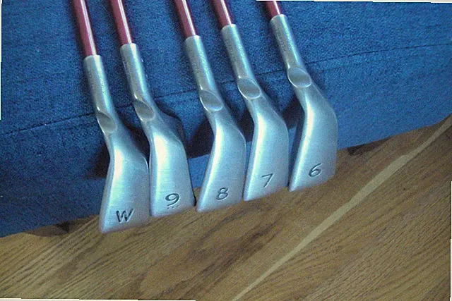 Ping K15 Green Dot irons 6-PW TFC 149 regular graphite +1.25" mid grips