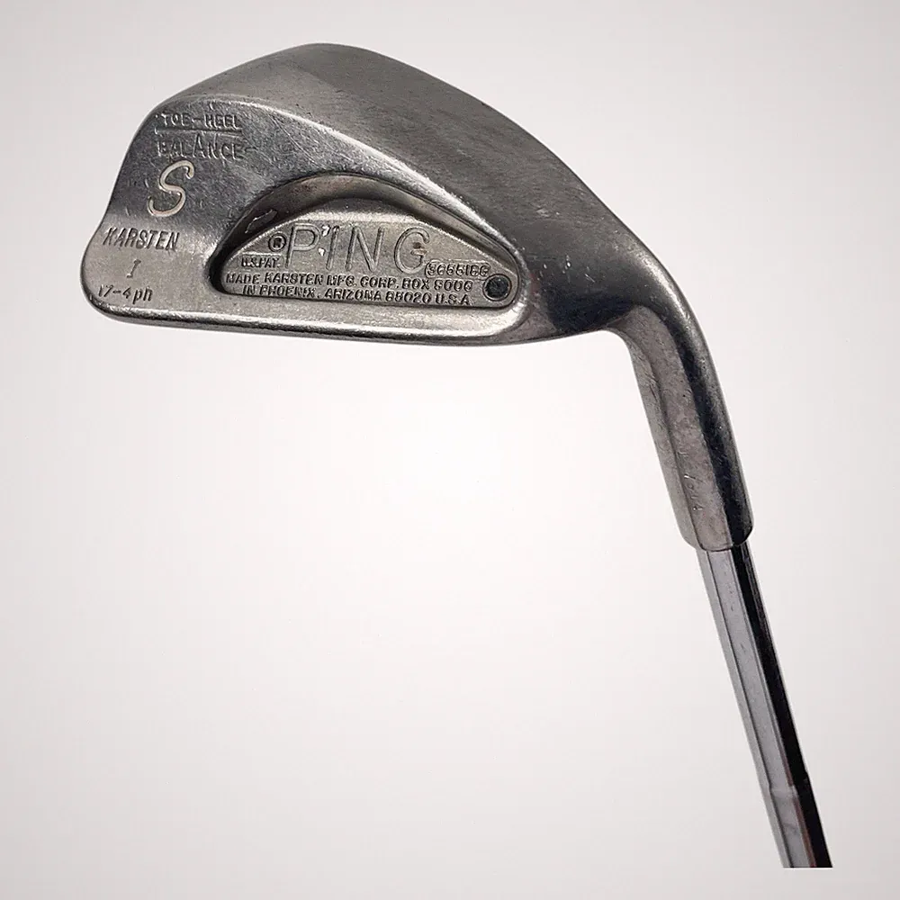 Ping Karsten I Black Dot Sand Wedge Toe Heel Balance Steel Shaft Regular 35.5" R