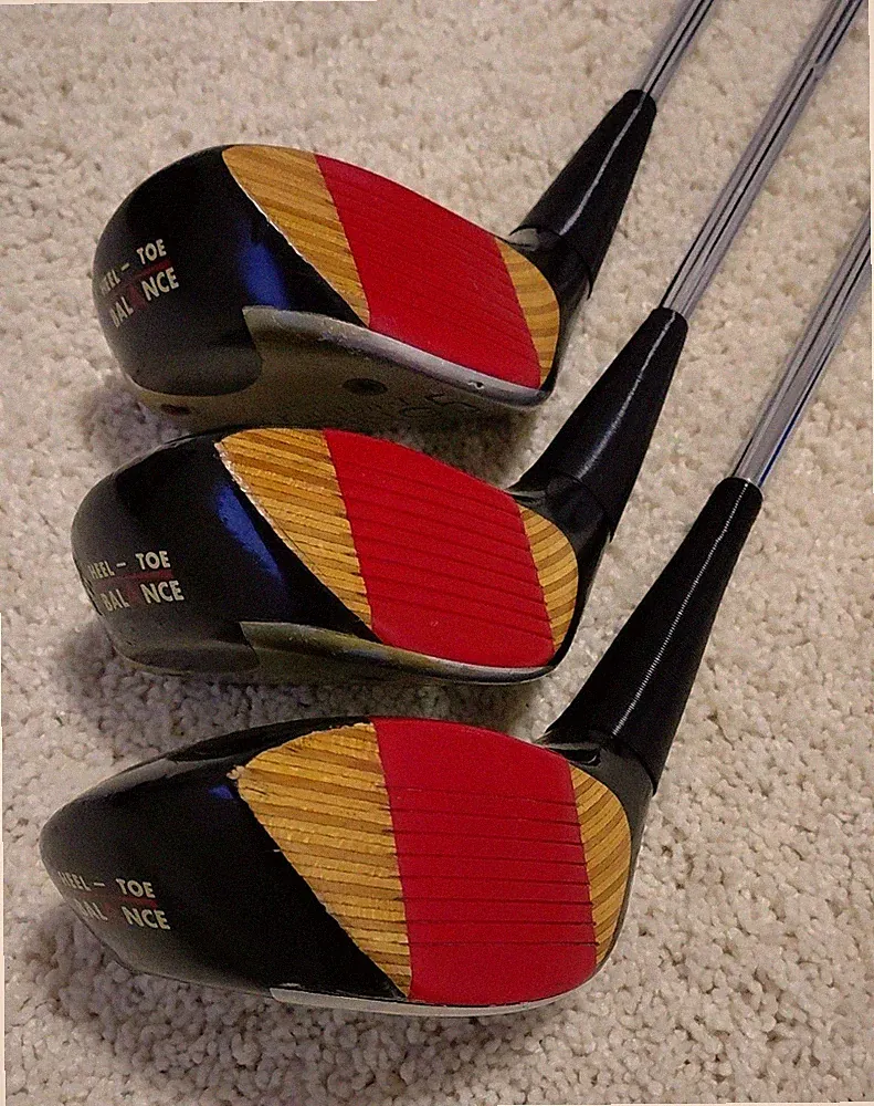 PING KARSTEN I LAMINATED DARK BLACK MAPLE 1, 4, 5 WOODS MINT Heads Need Regrip