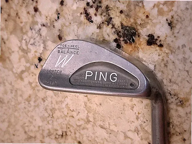Ping Karsten I Toe-Heel Balance Wedge 17-4ph Black Dot Steel Shaft 35.5" RH