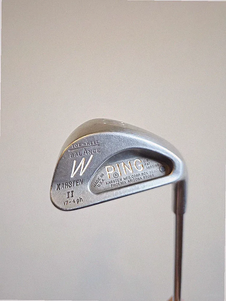 Ping Karsten II Toe-Heel Wedge Steel Stiff Flex Shaft Right Handed EUC Good Grip