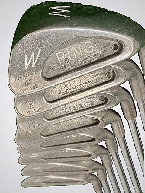 Ping Karsten IV Iron Set 3-PW Black Dot RH Men's Stiff Steel 5i 38" New Grips