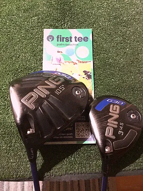 Ping Left Handed G30 Woods Set Driver & 14.5* 3W Seniors TFC 419 Graphite (46”)