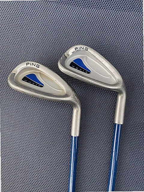 Ping Moxie Junior Kids 7 Iron & Sand Wedge Y-Flex Youth Graphite RH Ping Grip