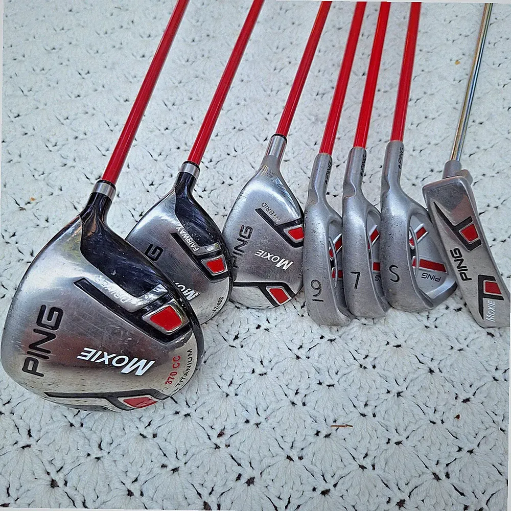 Ping Moxie Junior Youth Kids Golf 7 Club Set Driver Fairway Iron Wedge Putter RH