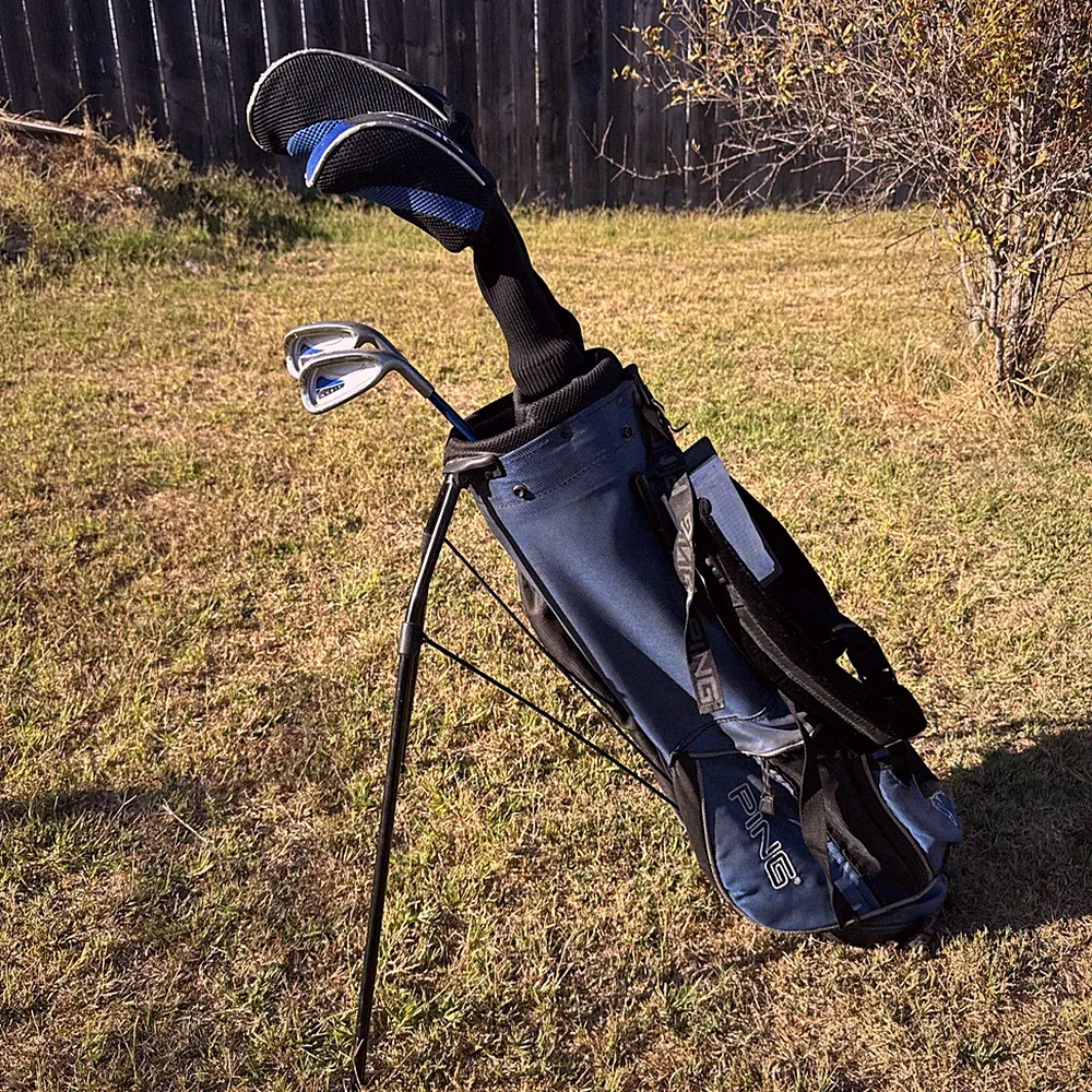 PING MOXIE Set Graphite Y-Flex 5 9 Irons, 15 & 24 Driver Junior Golf Bag Set