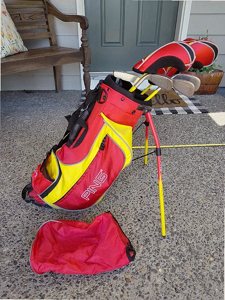 Ping Pal Junior Golf Set w Bag D Hy 7 9 SW Anser Putter GOOD SHAPE FAST SHIP