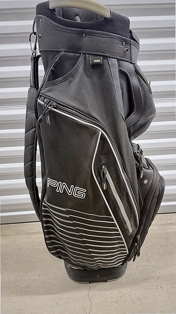 PING PIONEER Golf Club Cart Bag, 15-Way, PRISTINE! black