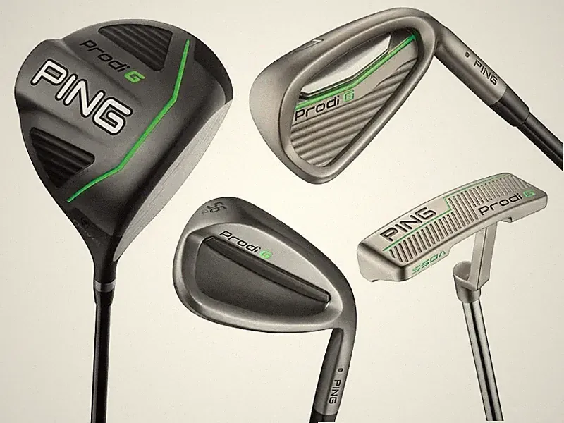 Ping Prodi G Junior Golf Clubs + Callaway AI smoke 7 hybrid