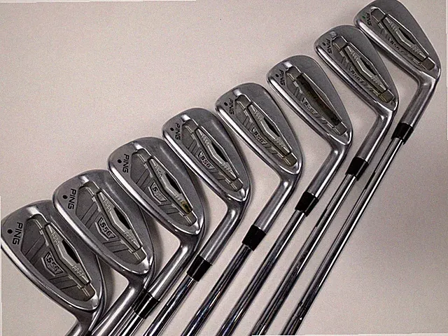 Ping S56 Iron Set 3-PW Black Dot True Temper Dynamic Gold S300 Stiff RH -1''