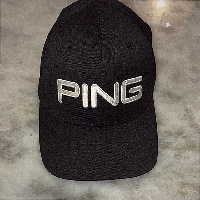 PING SensorCool Black Gray Golf Hat L-XL EST.1959 97% Polyester 3% Spandex
