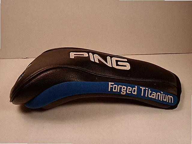 PING Si3 Driver Headcover Forged Titanium Blue & Black Golf Head Cover Genuine