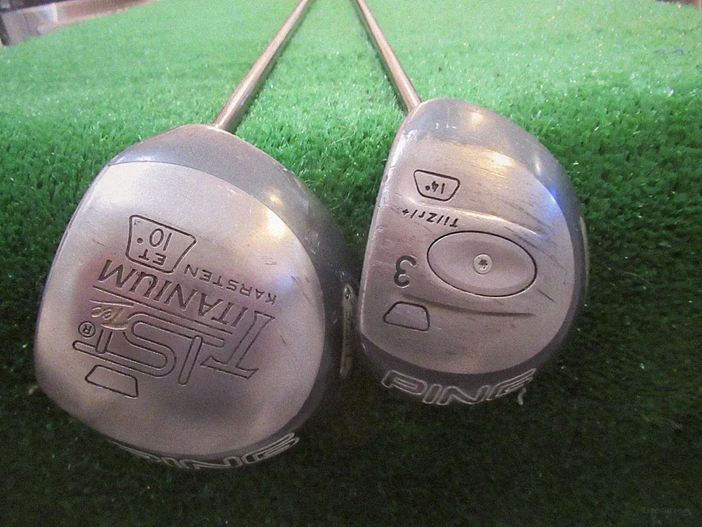 PING TISI TEC 10* DRIVER & FAIRWAY 3 WOOD SET WOODS GOLF CLUBS REGULAR GRAPHITE