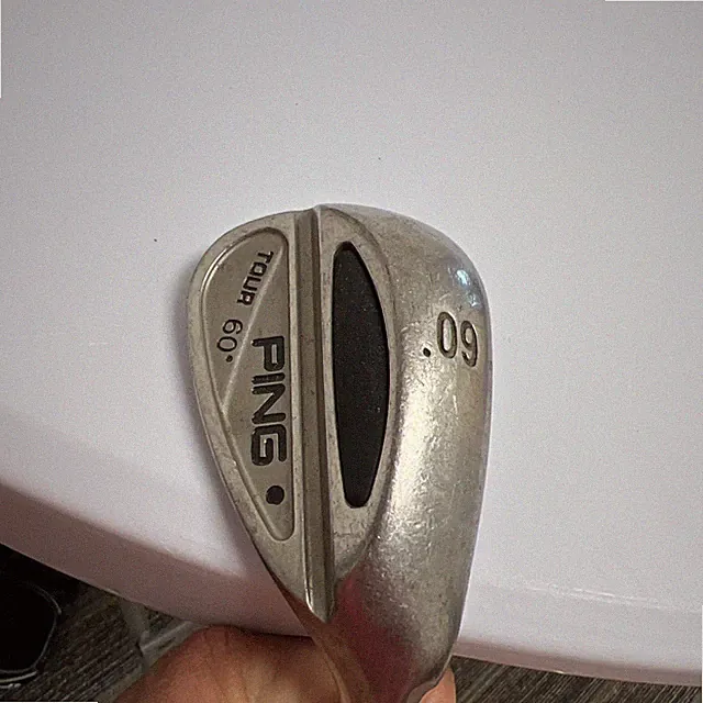 Ping Tour 60° Lob Wedge LW White Dot RH Stiff Flex Steel Shaft Lamkin Tour Wrap