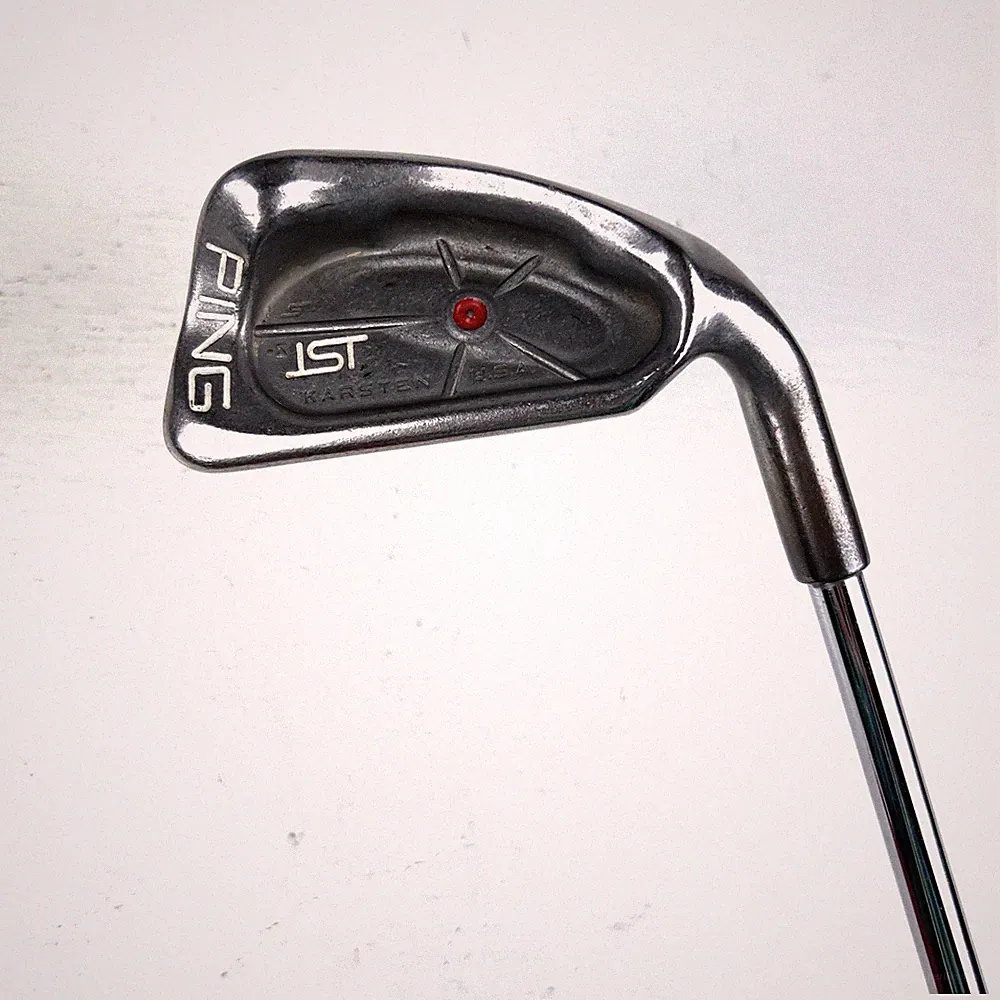 Ping TST Karsten 4 Iron Golf Club RH Steel Reg Flex Shaft 38.5" Karsten Red Dot