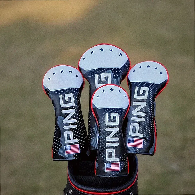 PING USA Golf Club Headcovers Black & White