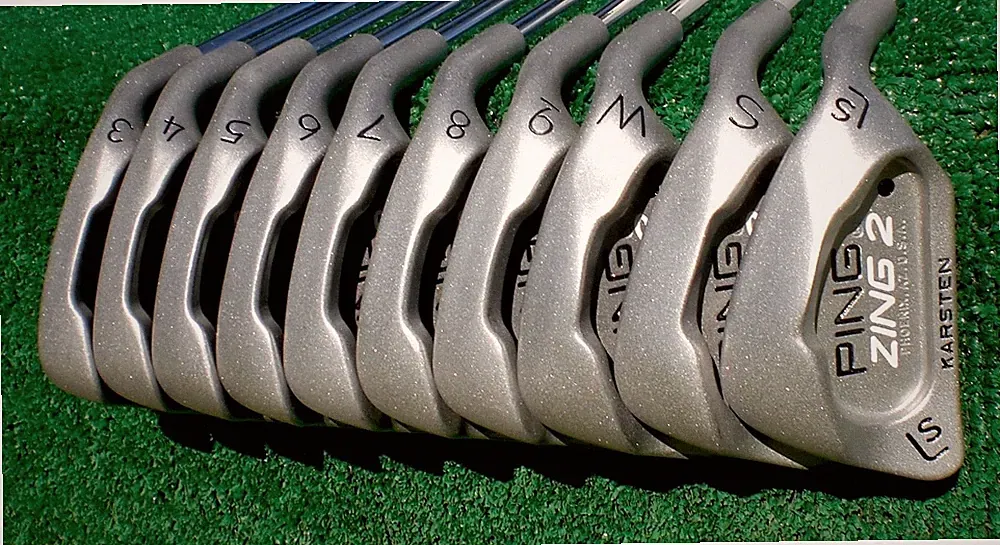 ⛳ PING ZING 2 BLACK ⚫ Dot 3-LW ⛳CUSTOM SATIN FINISH & CUSTOM PAINT⛳JZ SHAFTS ⛳