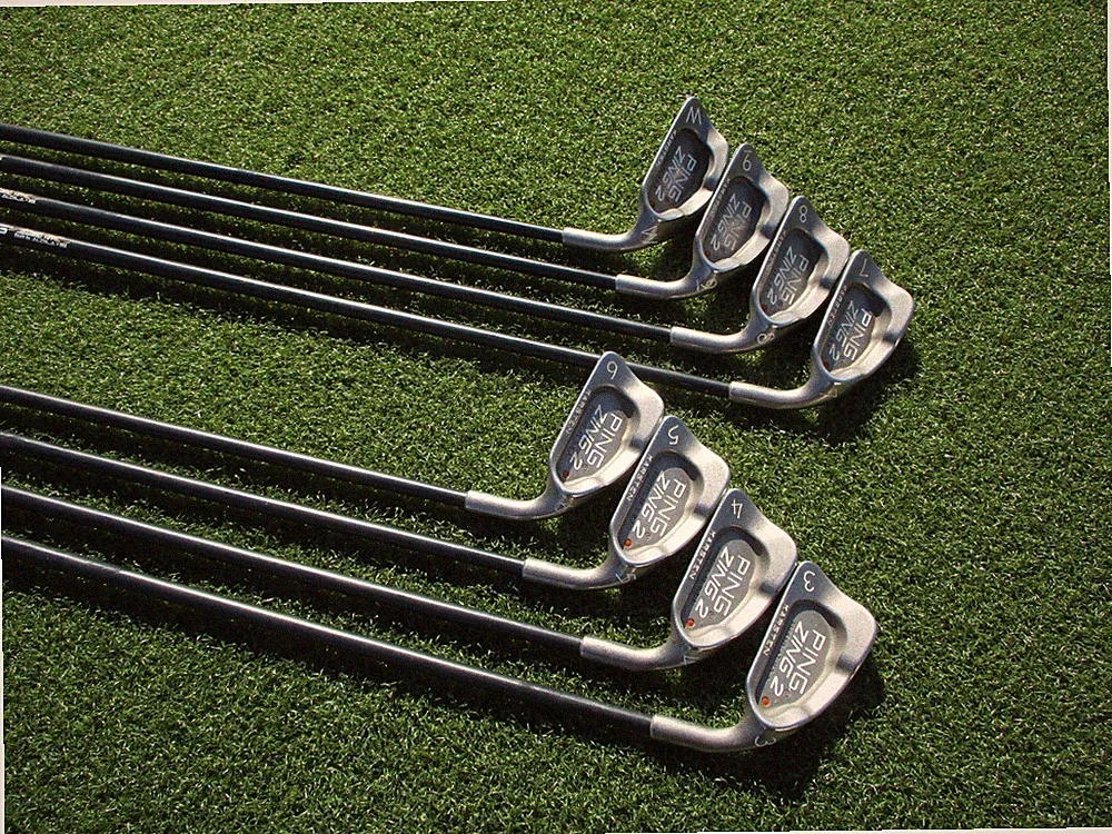 PING ZING 2 Brown Dot PING Karsten 101 Reg Graph 3-PW RH Matching #'s NEW GRIPS!