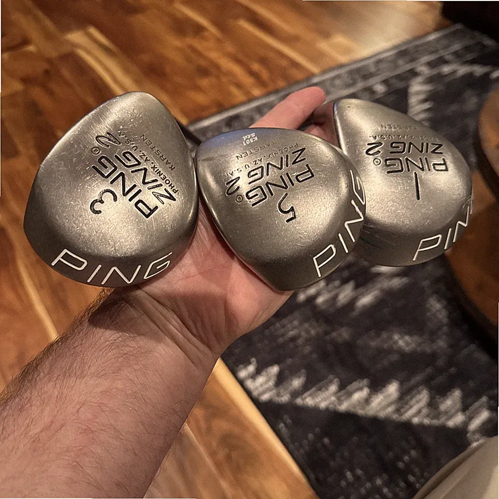 Ping Zing 3 Fairway Woods, 1, 3 And A 5, Graphite Shafts Aldila RH