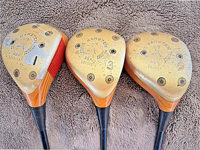 Ping Zing Blonde Wood Set 1-3-5 Graphite Regular Retro Golf Laminated Maple