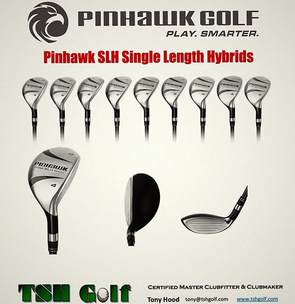 Pinhawk Single Length All Hybrid Set - 5 -6 -7 -8 -9 - PW (6 Clubs)