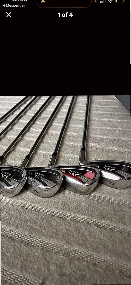 Pipeline 450 Golf Club Set Irons 5-9 Putter Steel Shaft Perflex Flex Silver Blue
