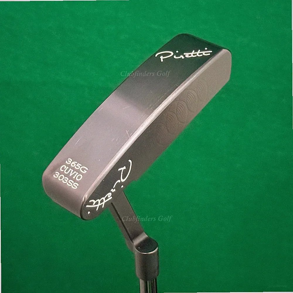 Piretti CUVIO 303 Midnight Series 33.5" Plumber's-Neck 365G Putter Golf Club