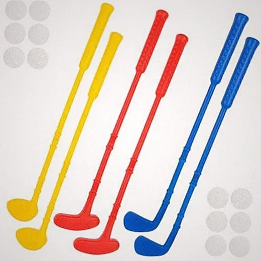 Plastic Mini Golf Clubs for Toddlers Kids Golf Clubs Set for Outdoor Indoor
