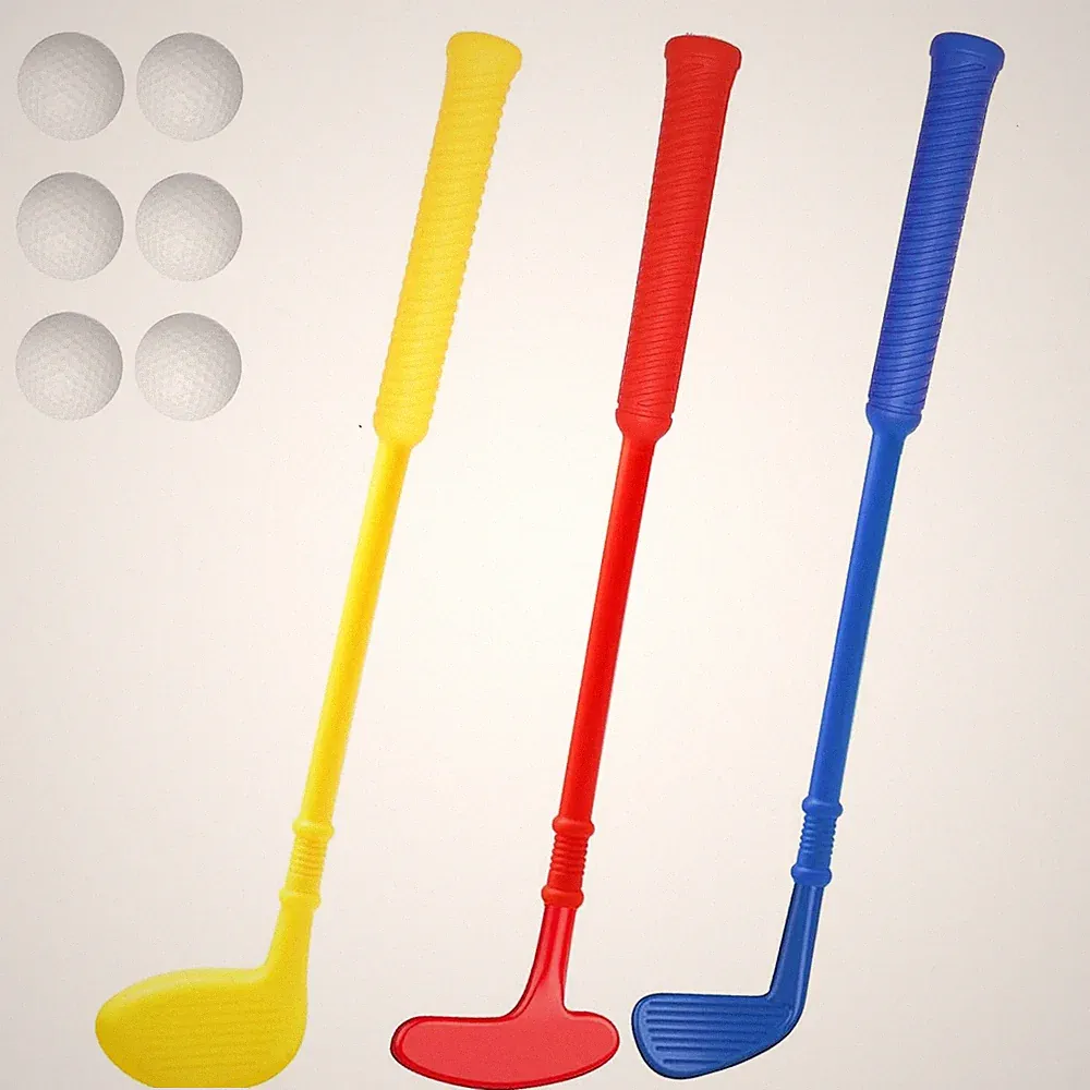 Plastic Mini Golf Clubs for Toddlers,Kids Golf Clubs Set,Outdoor/Indoor Golf Toy
