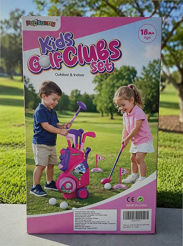 Popsunny Kids Golf Clubs Set Outdoor & Indoor 18 Months to 3 Years