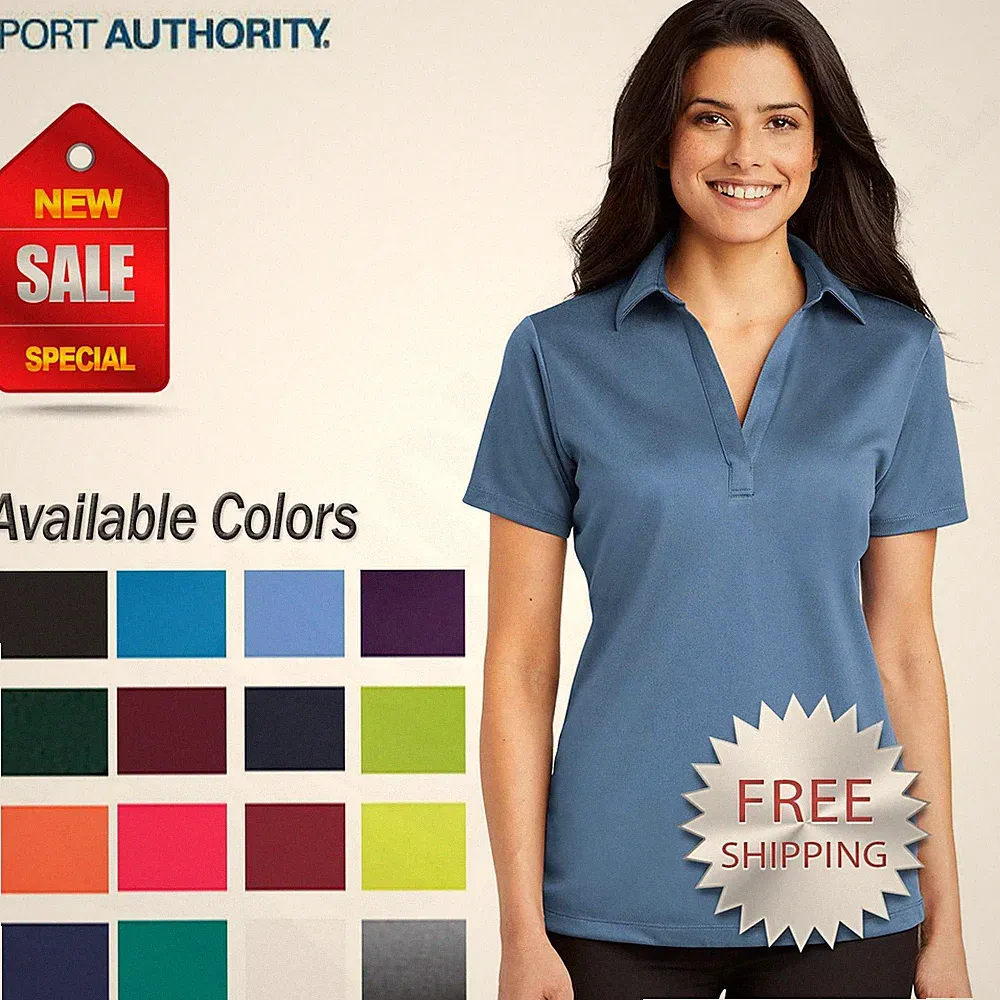Port Authority Womens Dri-Fit SIlk Touch Performance Polo Golf Shirt M-L540