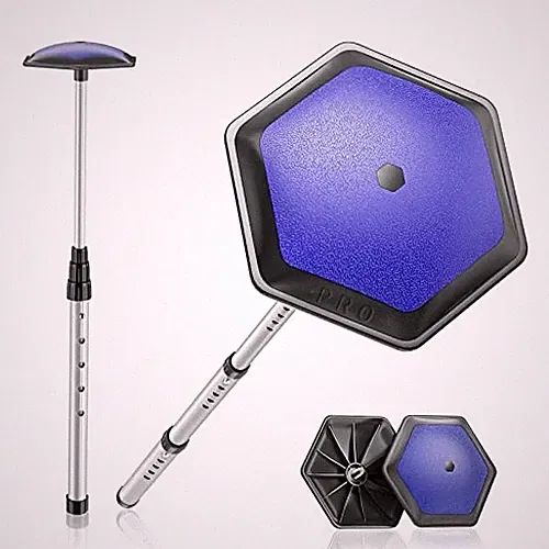Portable Golf Club Stiff Arm Support Protector Travel Bag, Sturdy Blue