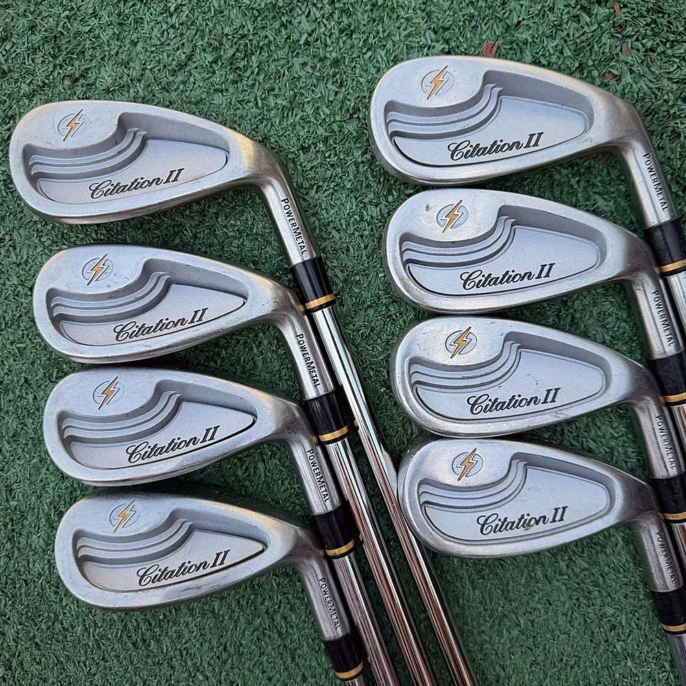 Power Bilt Citation II 3-PW Irons Steel True Temper Medium Flex Golf Clubs