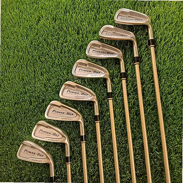 Power-Bilt Grand Slam Woman Oversize Iron Set Graphite Shaft RH 4,5,6,7,8,9,SW,P