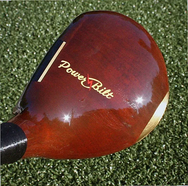 Power Bilt Persimmon Driver New Dynalite Gold X100 Steel Shaft