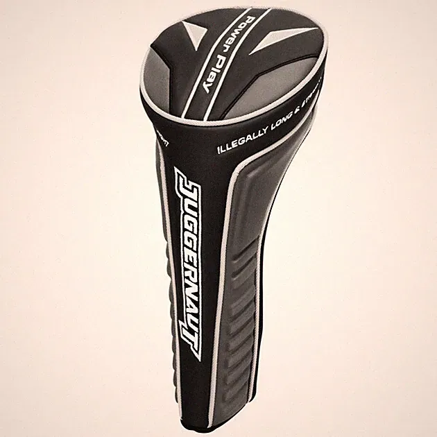 Power Play Juggernaut Golf Driver Headcover for Oversized Drivers - Fits 515cc