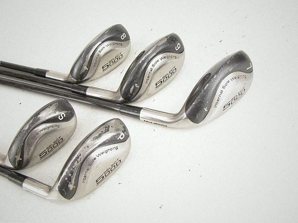 Power Play Select 5000 Iron Set 7-PW+SW Graphite Stiff JUNIOR LENGTH