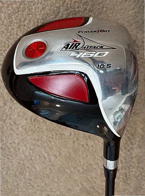 PowerBilt Air Attack 460 10.5 Driver 45.5" RH Graphite Optiflex Shaft NEW!