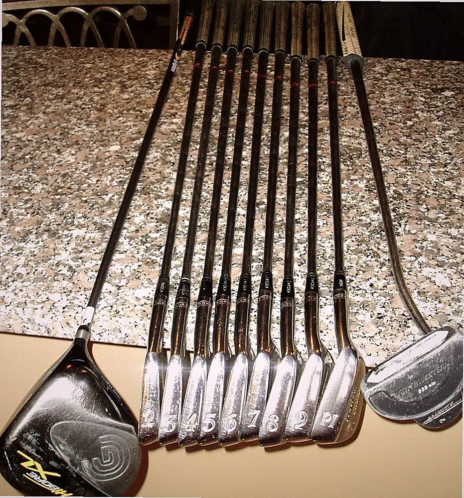 POWERBILT CITATION 11 Pc RH GOLF CLUB SET Irons 2-9, Driver, PW, Putter Mallet