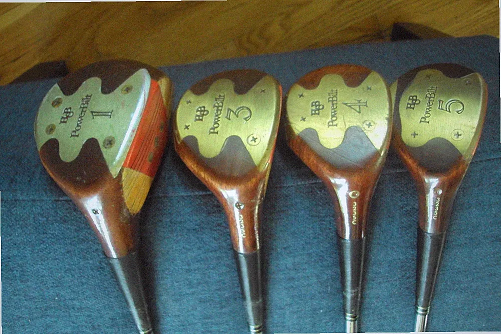 Powerbilt Citation driver 3/4/5 woods Dynamic C flex stiff steel