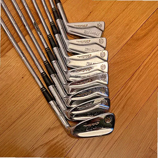PowerBilt Citation Iron Set 4-PW + 2i Clean Vintage Blades RH Steel Original