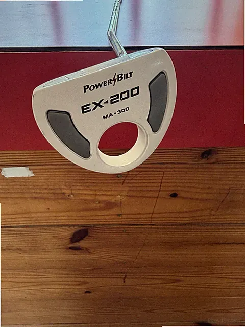 Powerbilt EX 200 MA 300 Putter With Super Stroke And Head Cover READ DESC.
