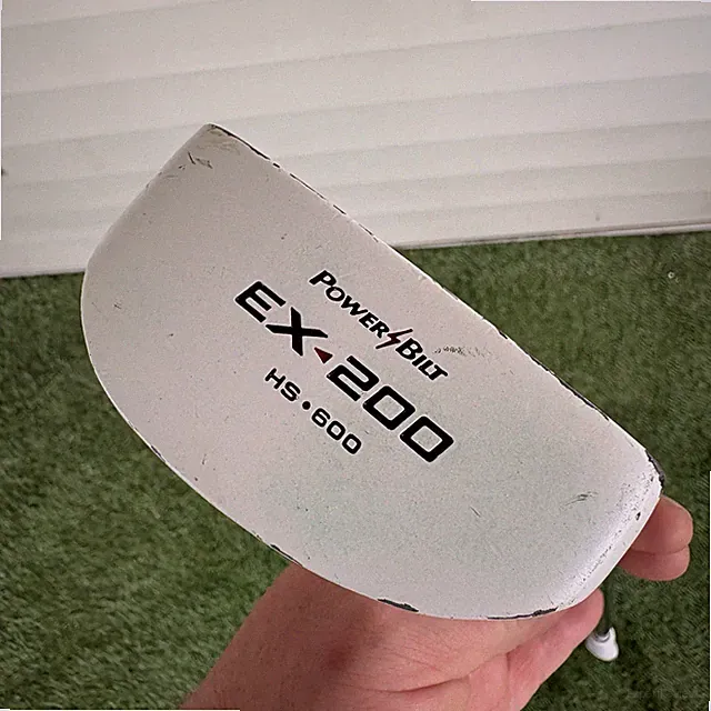 PowerBilt EX-200 Putter – White/Black – Good Used Condition 35”