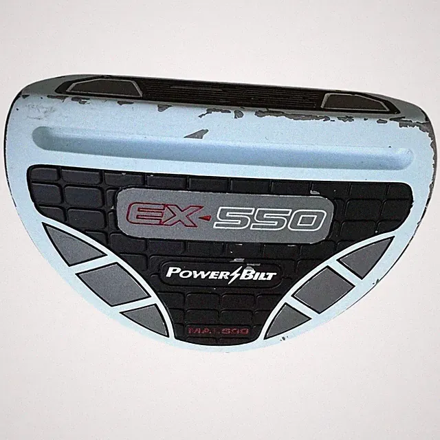 PowerBilt EX- 550 MAL 500 Golf Putter Rh 34'' Steel Shaft Super Light 70 Grip