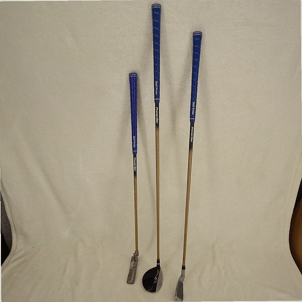 PowerBilt Gold Series 5.0 Junior Golf Club Set 3pc 3 Wood 5 Iron Putter Right
