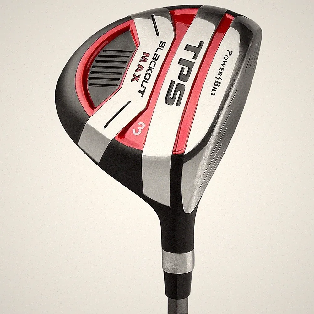 PowerBilt Golf Clubs Men's TPS Blackout Max Fairway Wood, NEW